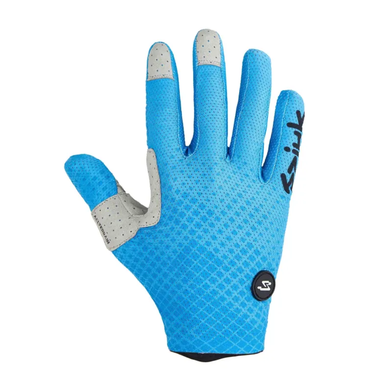 Cel mai vândut Spiuk - Manusi ciclism degete lungi ALL TERRAIN gloves - albastru intens negru gri