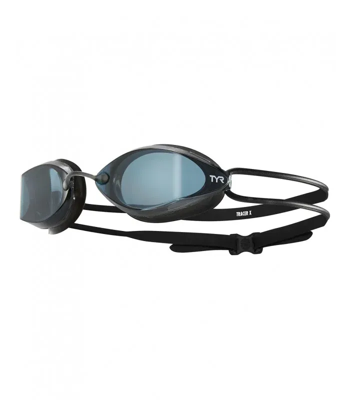 Super ofertă TYR ochelari de compentitie Tracer X nano juniori negru-smoke