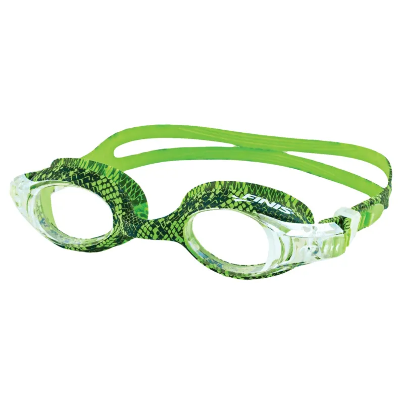 Bestseller Finis - ochelari inot confortabili pentru copii (4-10 ani) Adventure Goggles - verde sarpe