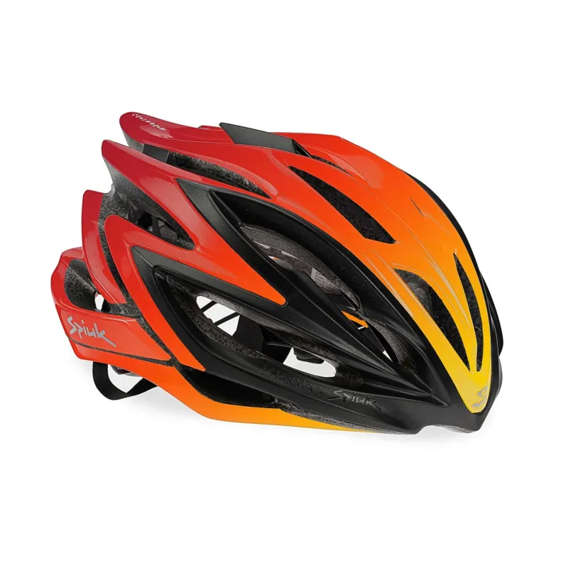 Comandă acum Spiuk - Casca ciclism DHARMA Edition helmet - portocaliu flacara negru