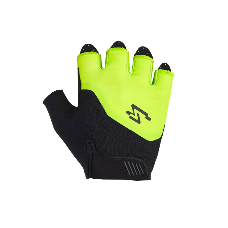 Cel mai vândut Spiuk - Manusi ciclism degete scurte TOP TEN - negru verde lime