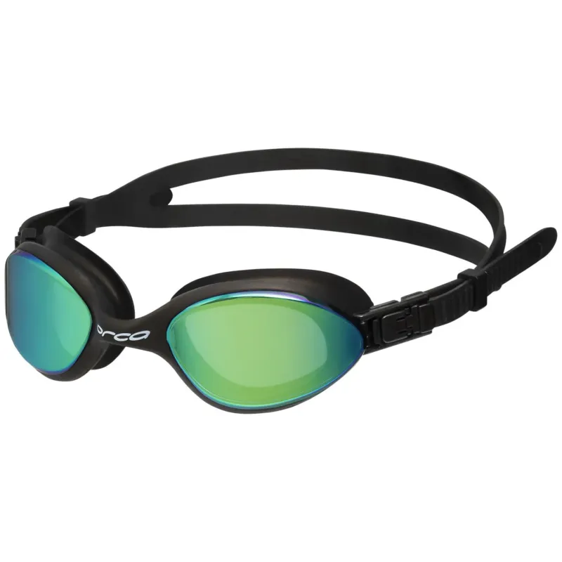 Ofertă exclusivă Orca - ochelari inot triatlon si ape deschise - Killa 180° - negru oglinda