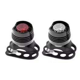 Ofertă limitată Set Lumini Bicicleta Fata/Spate WAG Metalice