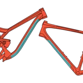 Folie Cadru Bicicleta RideWrap Essential Protection Downtube Nu rata