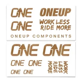 Ofertă exclusivă Set stickere ghidon OneUp Components Decal Kit MATTE BRONZE (SRAM)