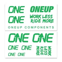 Set stickere ghidon OneUp Components Decal Kit GREEN Nu rata