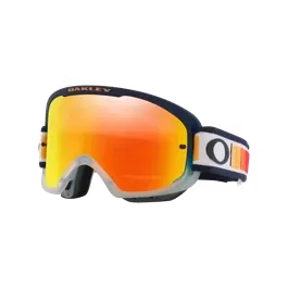 Ochelari MTB Goggles Oakley O-Frame 2.0 Pro Lentila Fire Iridium, Troy Lee Design Orange Blocks Preț promoțional
