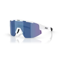 Expediere rapidă Ochelari de Soare Bliz Matrix Small White Lentila Smoke Blue Mirror