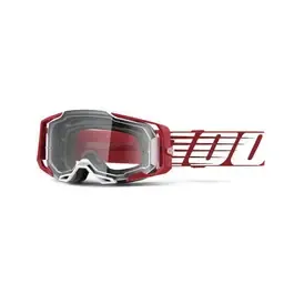 Cumpărături sigure Ochelari Goggle 100% Armega Oversized Deep Red Lentila Clear