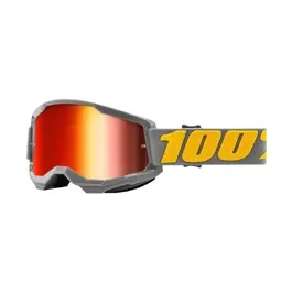 Nu rata Ochelari Goggle 100% Strata 2 Izipizi Lentila Mirror Red