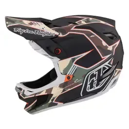 Casca full face Troy Lee Designs D4 Composite MIPS Matrix Camo Army Green Calitate înaltă